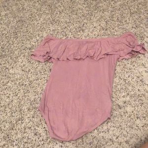 Off shoulder bodysuit